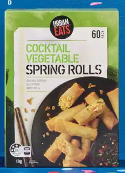 ALDI Urban Eats Cocktail Spring Rolls offer
