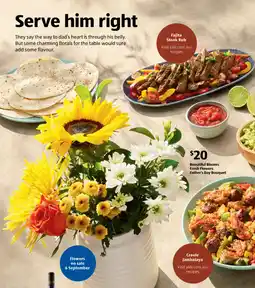 ALDI Beautiful Blooms Fresh Flowers Father's Day Bouquet offer