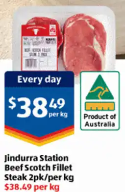 ALDI Jindurra Station Beef Scotch Fillet Steak offer