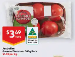 ALDI Australian Gourmet Tomatoes offer