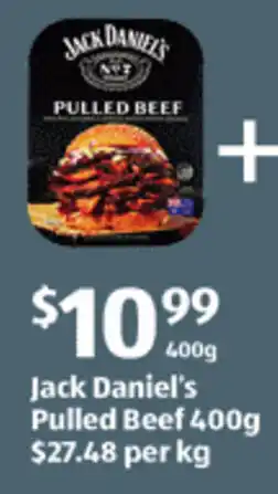 ALDI Jack Daniel's Pulled Beef offer