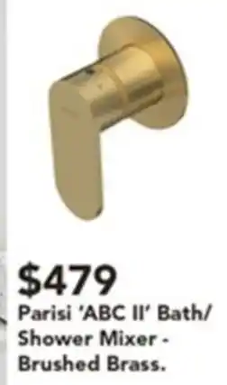 Harvey Norman Parisi ‘ABC II' Bath/ Shower Mixer offer