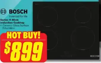 The Good Guys BOSCH Series 4 60cm Induction Cooktop offer