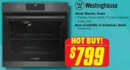 The Good Guys Westinghouse 60cm Pyrolytic Oven offer