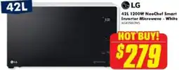 The Good Guys LG 1200W NeoChef Smart Inverter Microwave offer