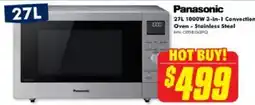 The Good Guys Panasonic 27L 1000W 3-in-1 Convection Oven offer
