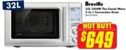 The Good Guys Breville 1200W The Combi Wave 3-in-1 Convection Oven offer
