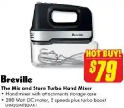 The Good Guys Breville The Mix and Store Turbo Hand Mixer offer