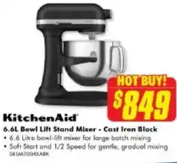 The Good Guys KitchenAid Bowl Lift Stand Mixer offer