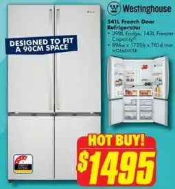 The Good Guys WWestinghouse French Door Refrigerator offer