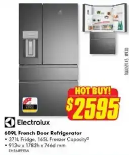The Good Guys Electrolux 609L French Door Refrigerator offer