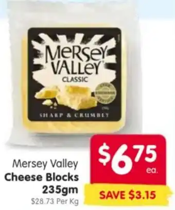 Spar Mersey Valley Cheese Blocks offer