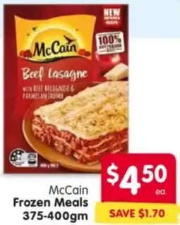 Spar McCain Frozen Meals offer