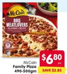 Spar McCain Family Pizza offer