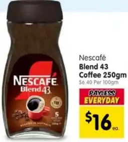 Spar Nescafé Blend 43 Coffee offer