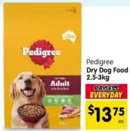 Spar Pedigree Dry Dog Food offer