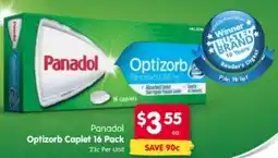 Spar Panadol Optizorb Caplet offer