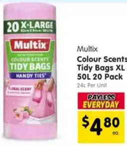 Spar Multix Colour Scents Tidy Bags XL offer