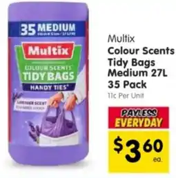 Spar Multix Colour Scents Tidy Bags Medium offer