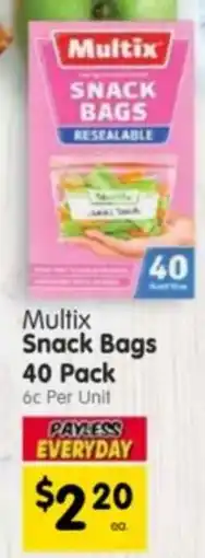 Spar Multix Snack Bags offer