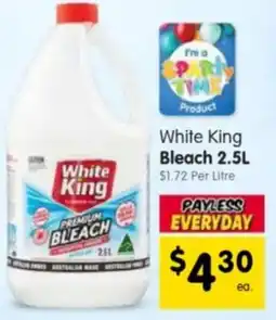 Spar White King Bleach offer