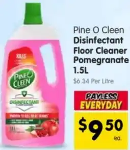 Spar Pine O Cleen Disinfectant Floor Cleaner Pomegranate offer