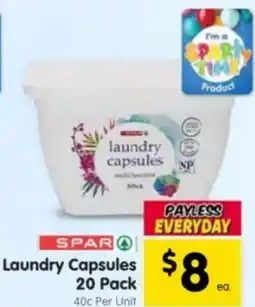 Spar laundry capsules offer