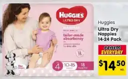 Spar Huggies Ultra Dry Nappies offer