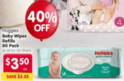 Spar Huggies Baby Wipes Refills offer