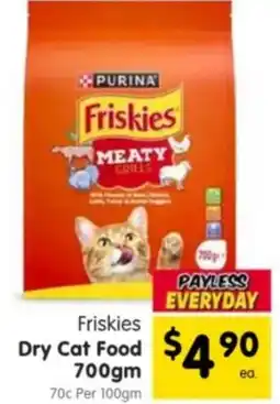 Spar Friskies Dry Cat Food offer