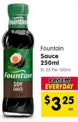 Spar Fountain sauce offer
