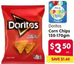 Spar Doritos Corn Chips offer