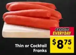 Spar Thin or Cocktail offer