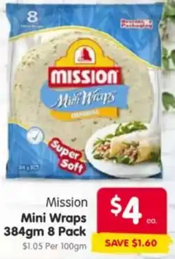 Spar Mission Mini Wraps offer