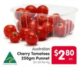 Spar Australian Cherry Tomatoes offer
