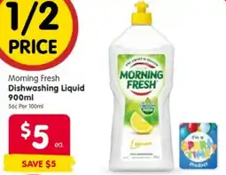 Spar Morning Fresh Dishwashing Liquid offer