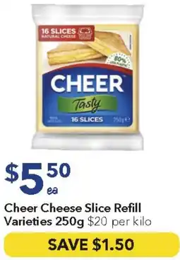 Ritchies Cheer Cheese Slice offer