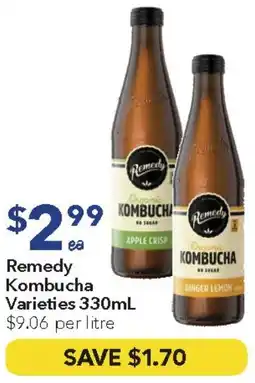 Ritchies Remedy Kombucha offer