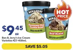 Ritchies Ben & Jerry's Ice Cream offer