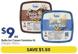Ritchies Bulla Ice Cream offer