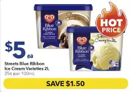 Ritchies Streets Blue Ribbon Ice Cream offer