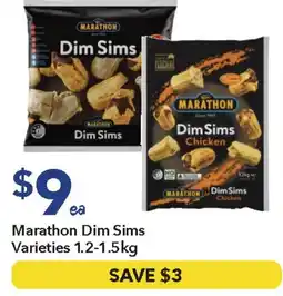 Ritchies Marathon Dim Sims offer