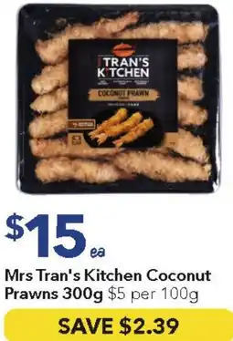 Ritchies Mrs Tran's Kitchen Coconut Prawns offer