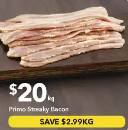 Ritchies Primo Streaky Bacon offer