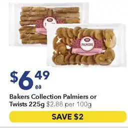 Ritchies Bakers Collection Palmiers or Twists offer
