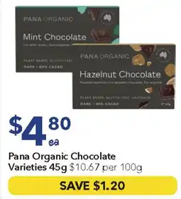 Ritchies Pana Organic Chocolate offer