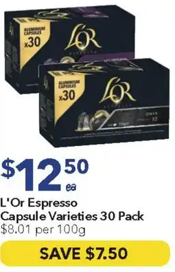 Ritchies L'Or Espresso Capsule offer