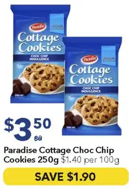 Ritchies Paradise Cottage Choc Chip Cookies offer