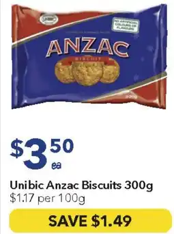 Ritchies Unibic Anzac Biscuits offer