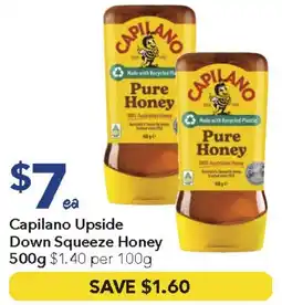 Ritchies Capilano Upside Down Squeeze Honey offer